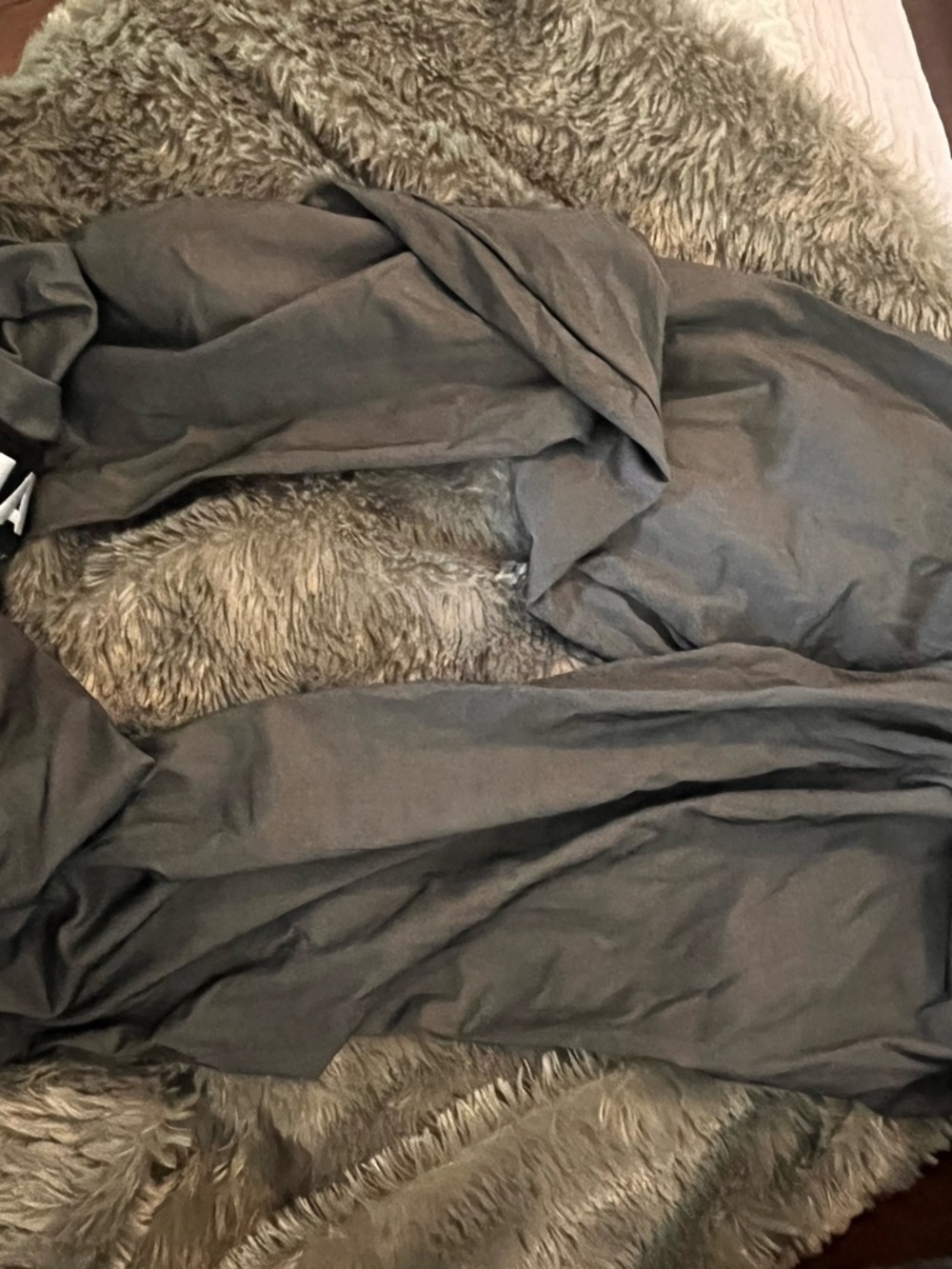 Gray pair and black pair workout pants by NEBBIA WORKOUT WEAR .. lightweight